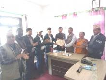 कृषि सम्पर्क केन्द्र दुम्किबासको जिन्सी तथा जग्गा हस्तान्तरण कार्यक्रम